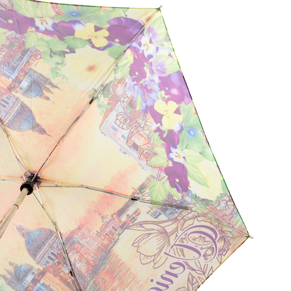 Жіноча складана парасолька повний автомат Lamberti 95 см різнобарвна - фото 3