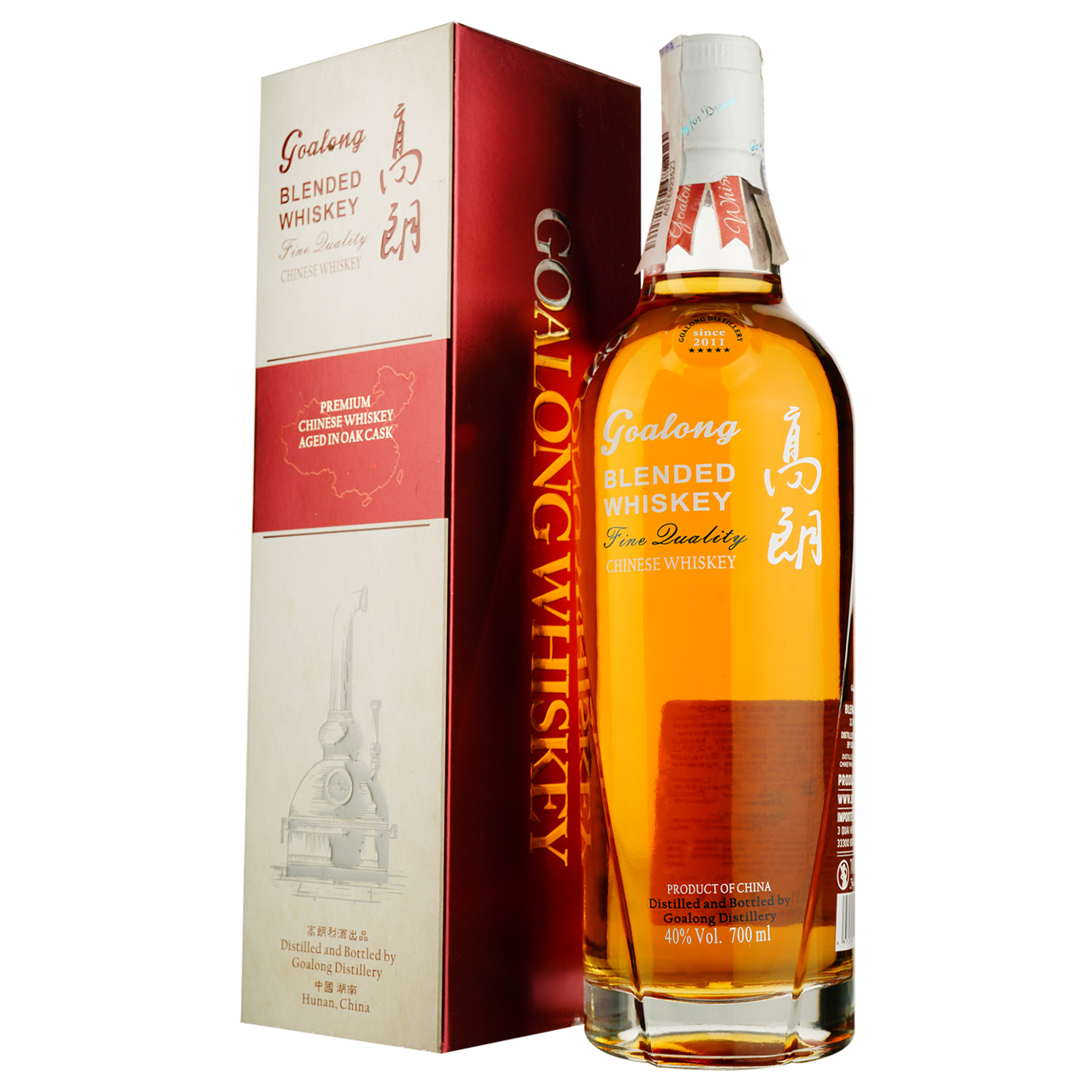 Віскі Goalong Blended Whisky, 40%, 0,7 л, у подарунковій упаковці - фото 1