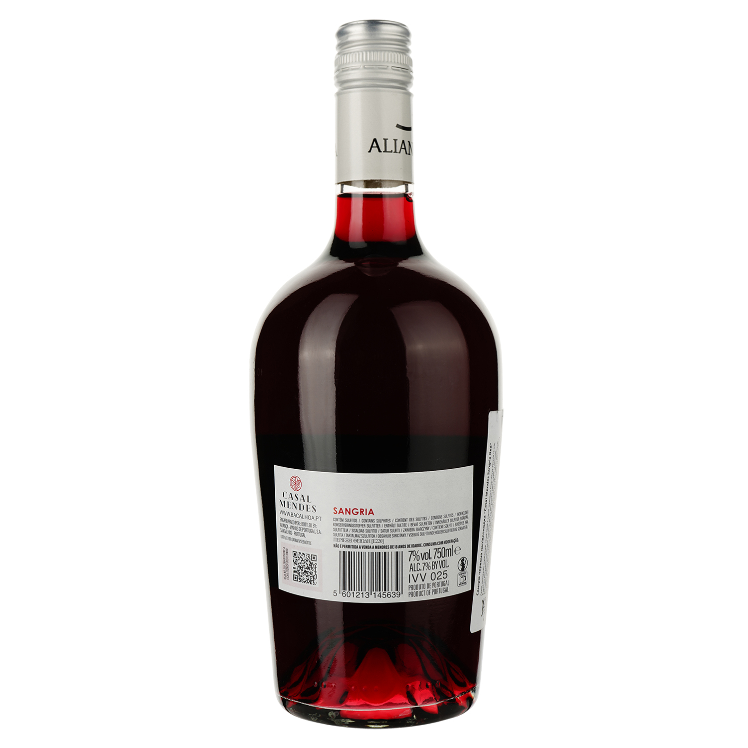 Вино Alianca Casal Mendes Sangria Tinto красное полусладкое 0.75 л - фото 2