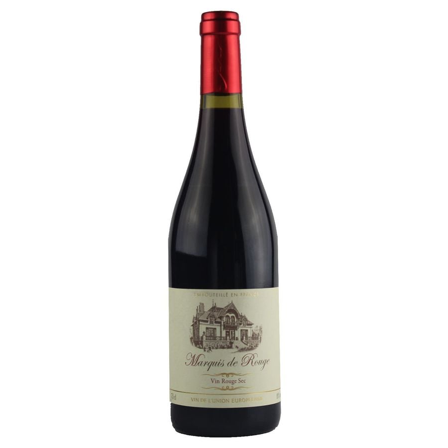 Вино Marquis De Rouge Sec, червоне, сухе, 0,75 л - фото 1