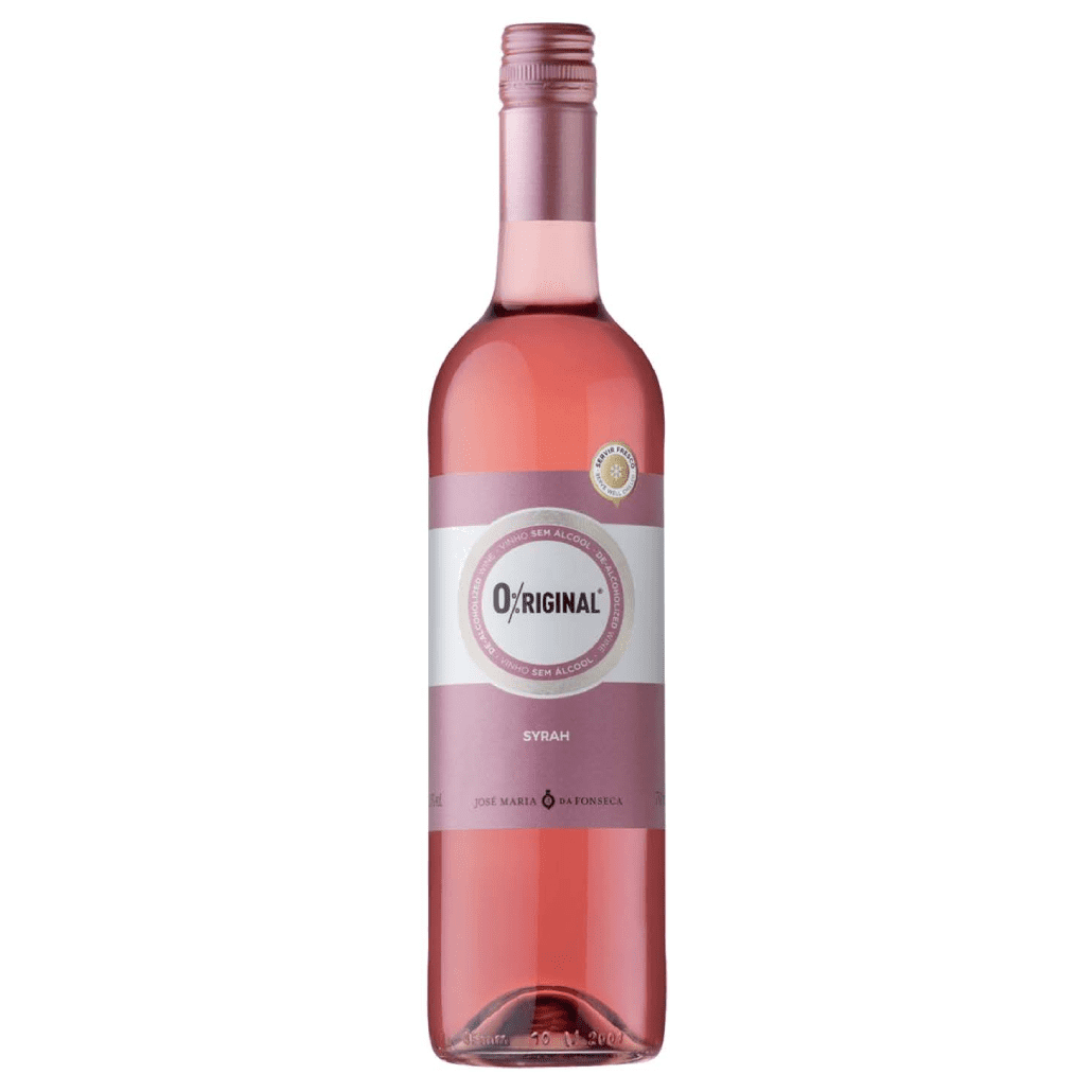 Вино безалкогольне Jose Maria da Fonseca Original Rosado, рожеве, напівсухе, 0,5%, 0,75 л (37192) - фото 1