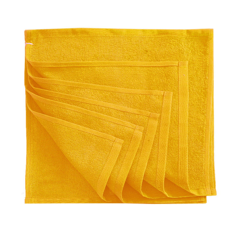 Набір махрових серветок Ярослав, 30х30 см, жовтий, 6 шт. (38073_жовтий) - фото 1