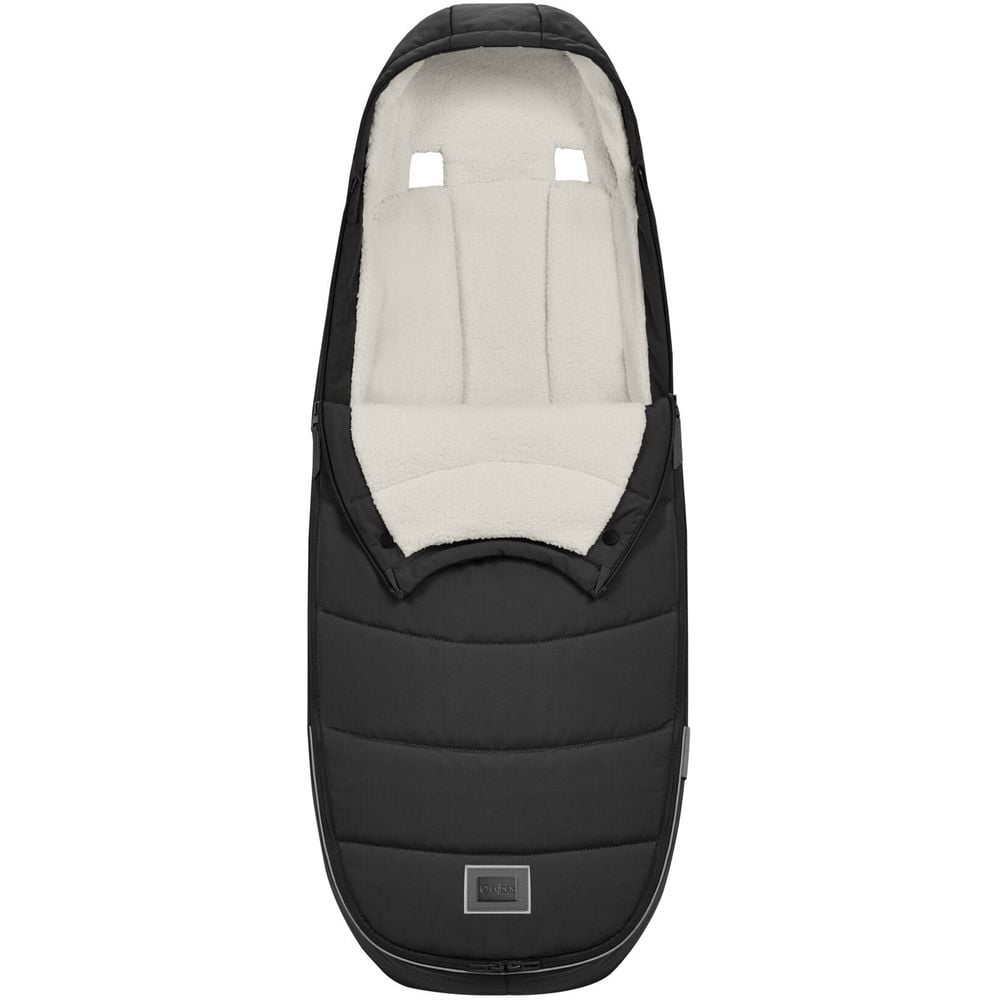 Чехол для ног Cybex Platinum Footmuff Sepia Black, черный (523000713) - фото 2