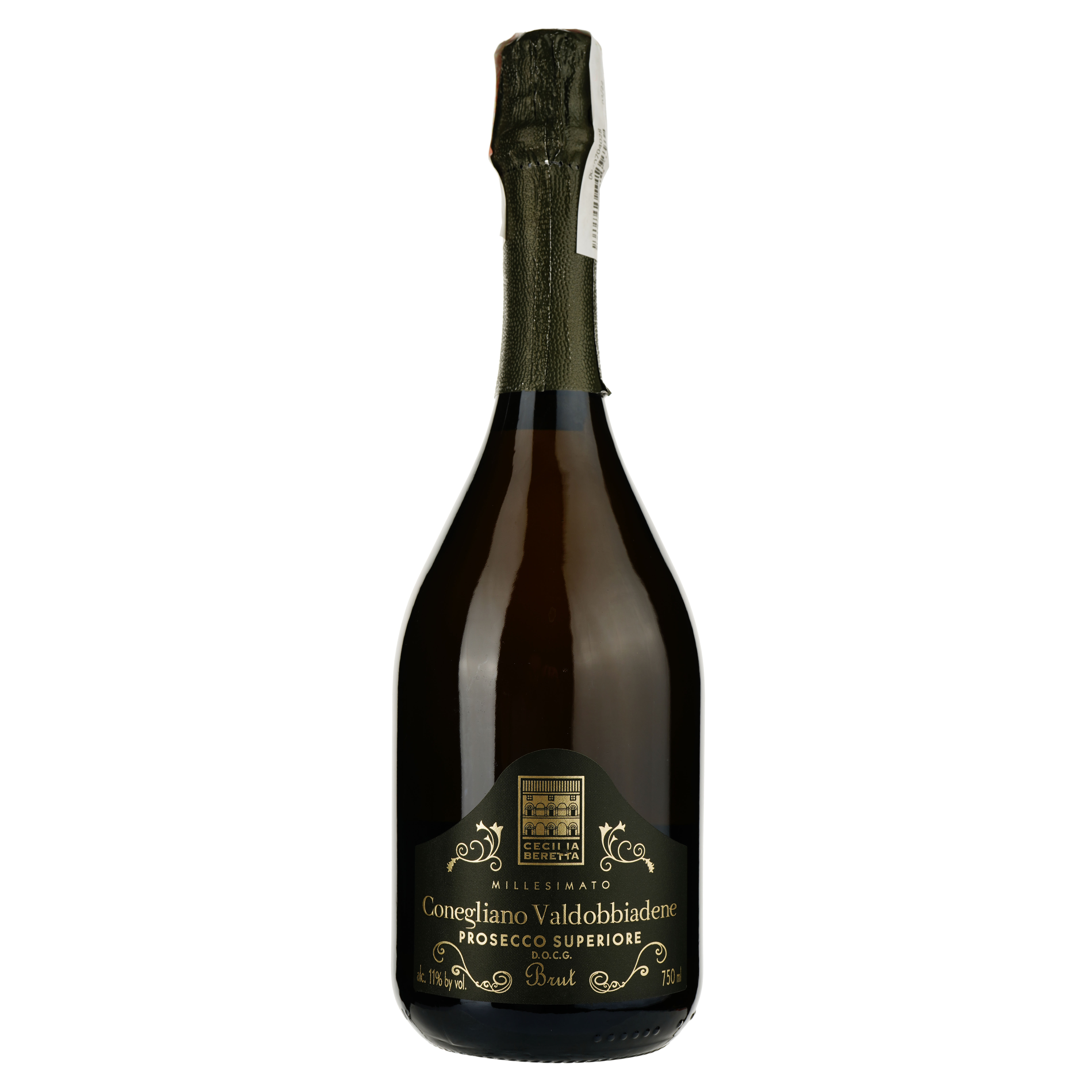 Ігристе вино Pasqua Cecilia Beretta Prosecco Superiore Millesimato, біле, брют, 11%, 0,75 л - фото 1