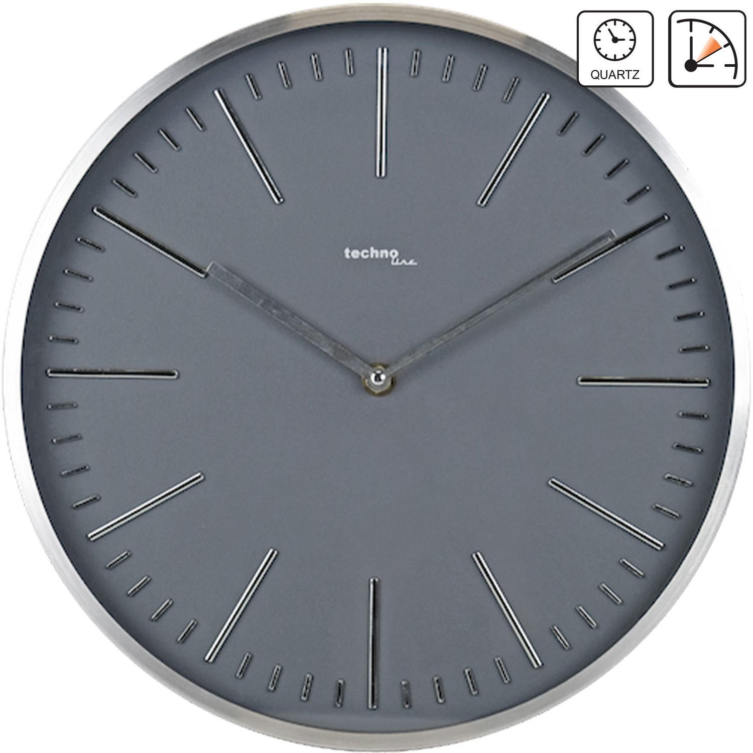 Часы настенные Technoline WT7215 Grey (WT7215) - фото 2