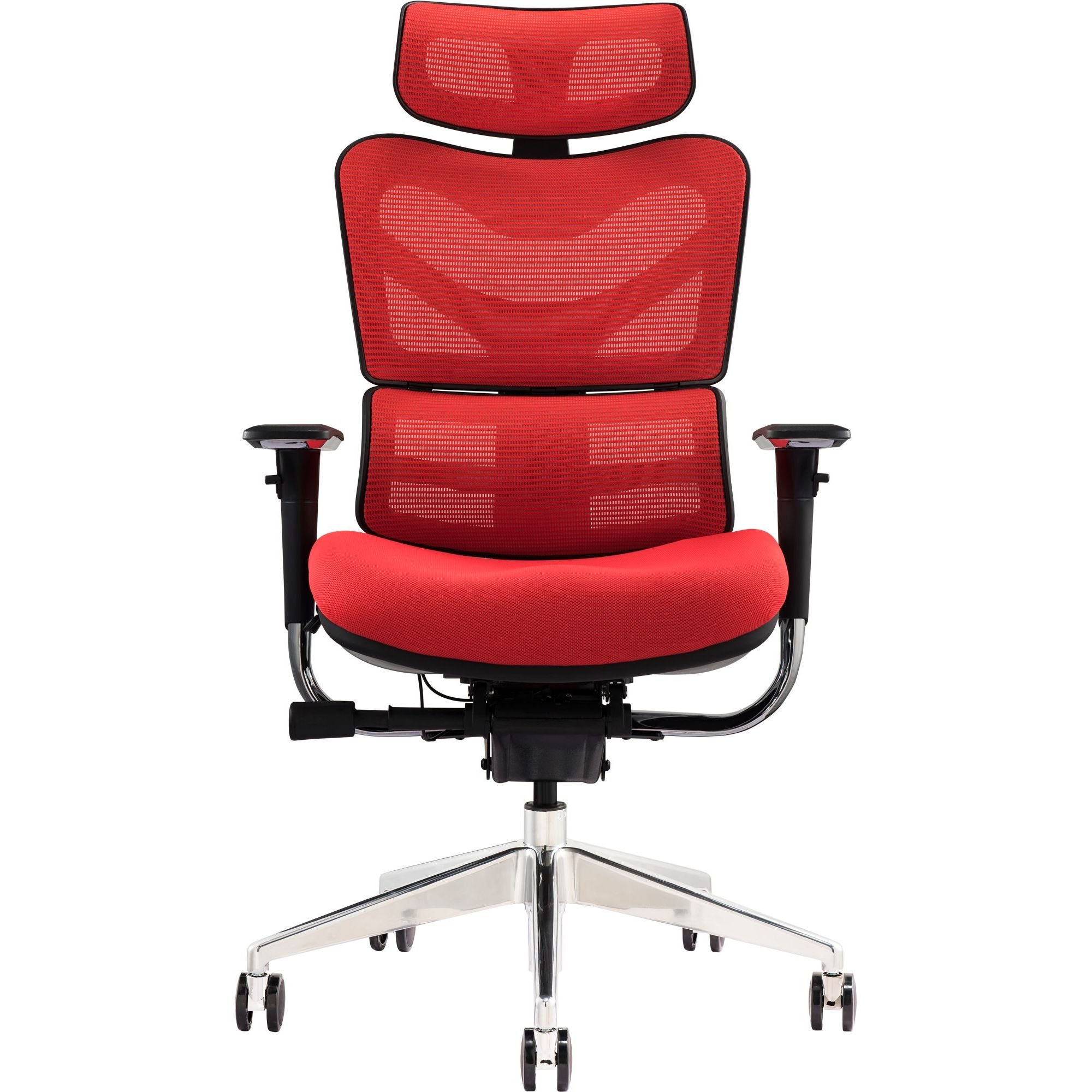 Офисное кресло GT Racer X-782 (W-22 B-42), красное (X-782 Red (W-22 B-42)) - фото 2