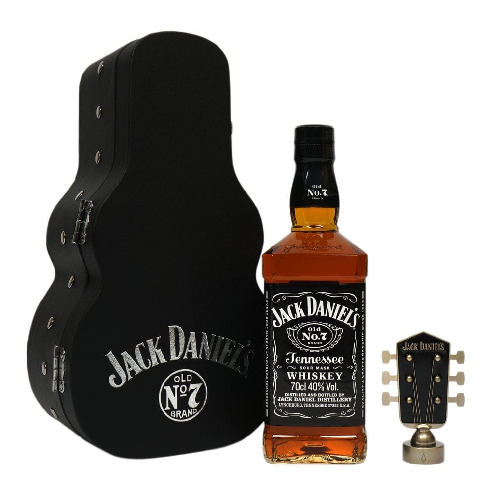 Виски Jack Daniel's Tennessee Old No.7 40% 0.7 л в футляре гитары - фото 4