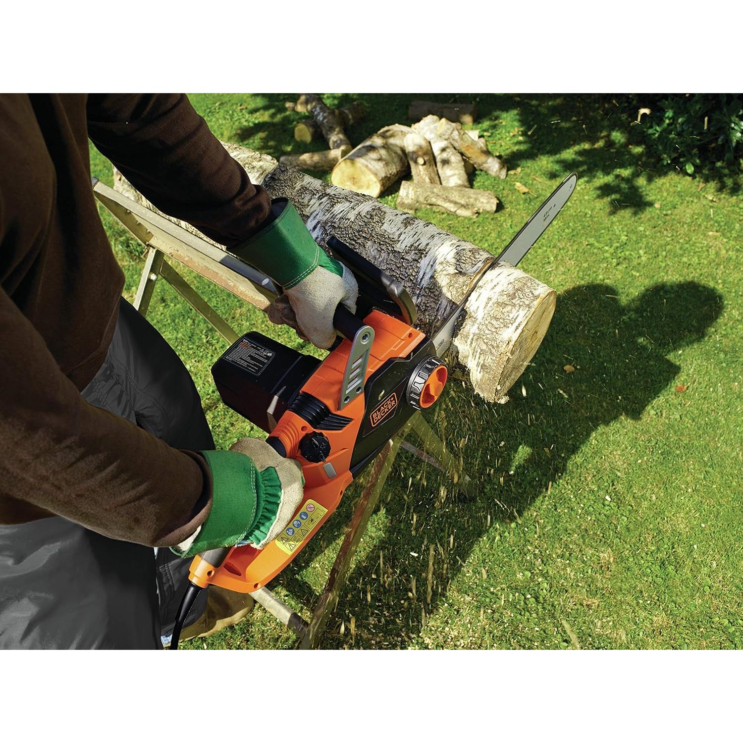 Електропила ланцюгова Black+Decker 2200 Вт (CS2245-QS) - фото 5