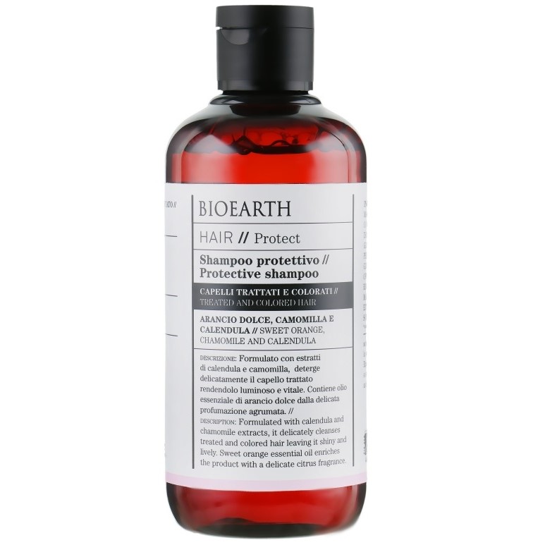 Шампунь Захист кольору для фарбованого волосся Bioearth Hair Protective Shampoo 250 мл - фото 1