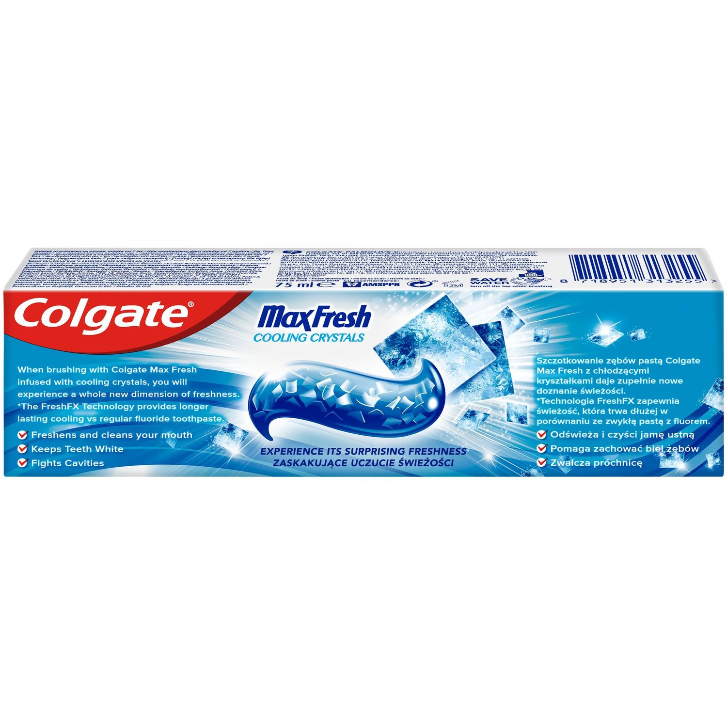 Зубная паста Colgate Total Max Fresh Cool Mint 75 мл - фото 2