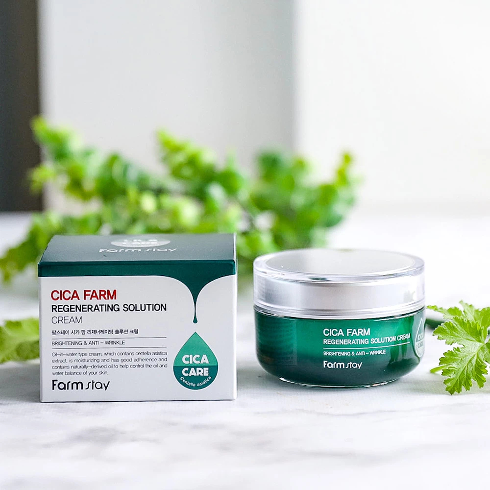 Крем для обличчя FarmStay Cica Farm Regenerating Solution Cream 50 мл - фото 5
