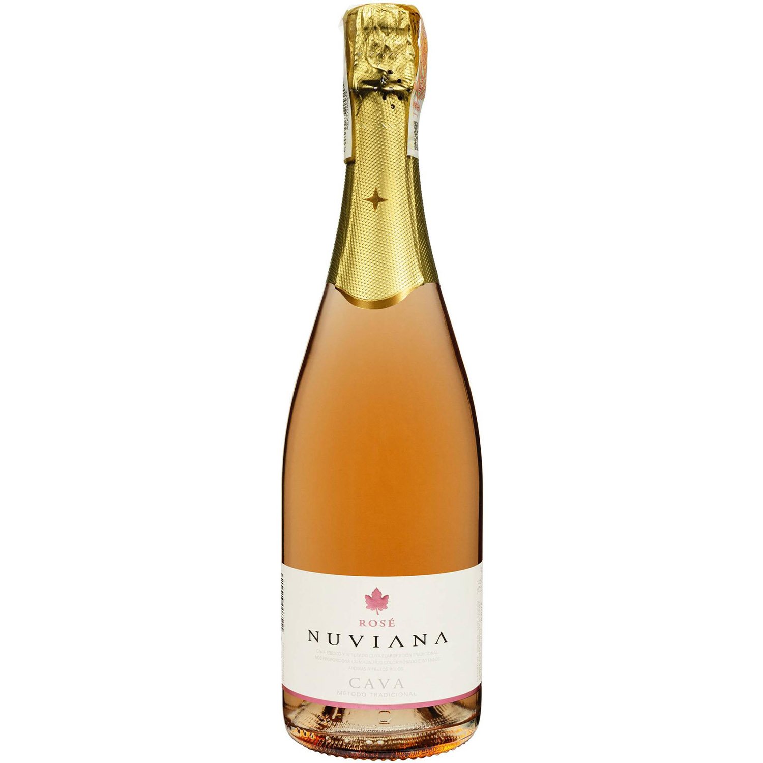 Ігристе вино Nuviana Cava Rose рожеве брют 0.75 л - фото 1