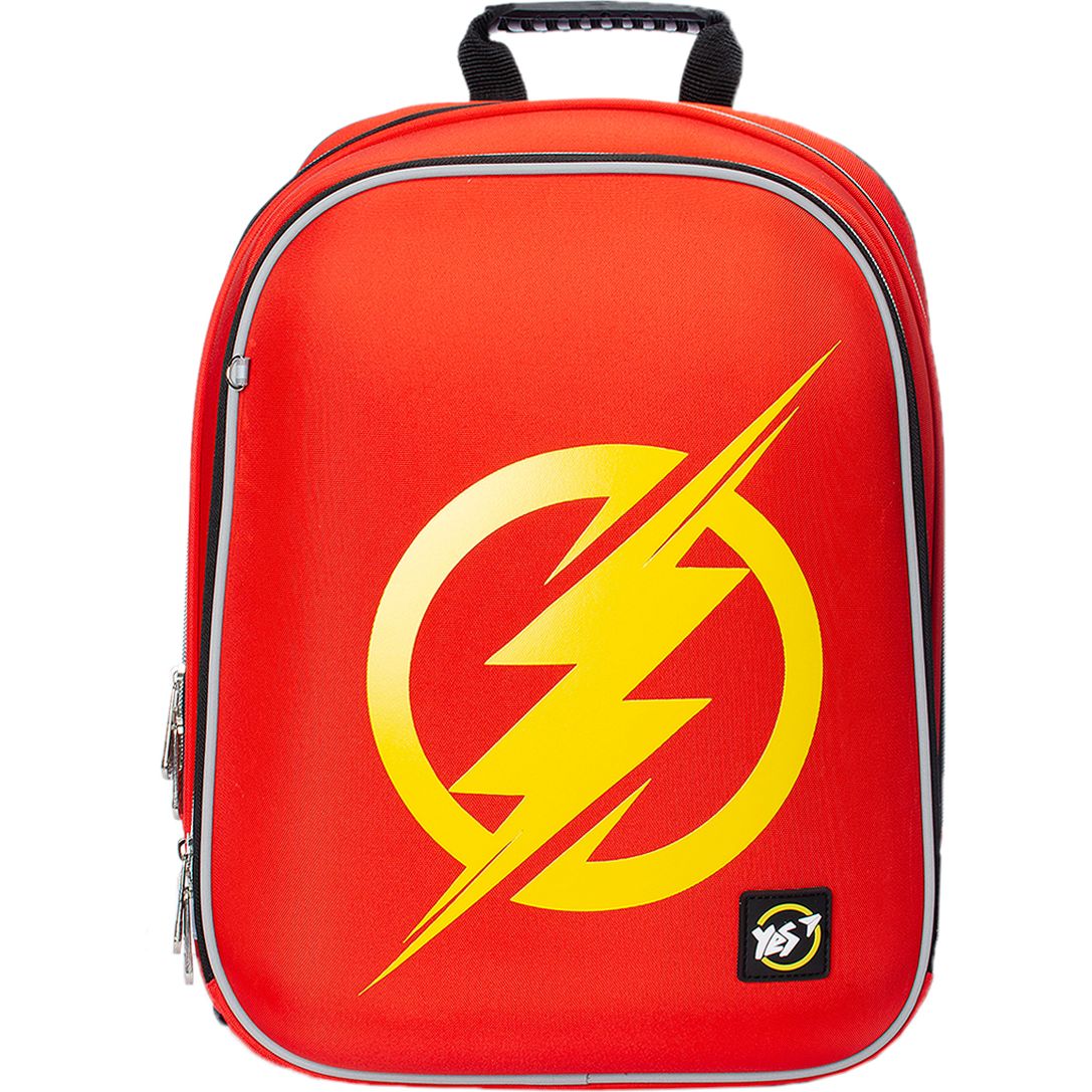 Рюкзак шкільний каркасний Yes H -12 Flash, червоний (558033) - фото 1