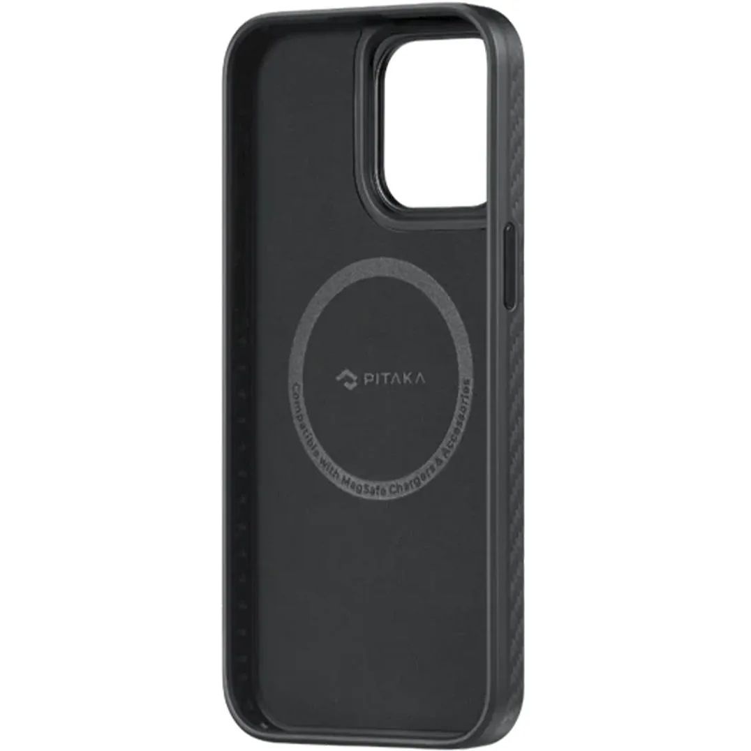 Чехол-накладка Pitaka MagEZ Case Pro 4 Twill 1500D Black/Grey для iPhone 15 (KI1501MMP) - фото 2