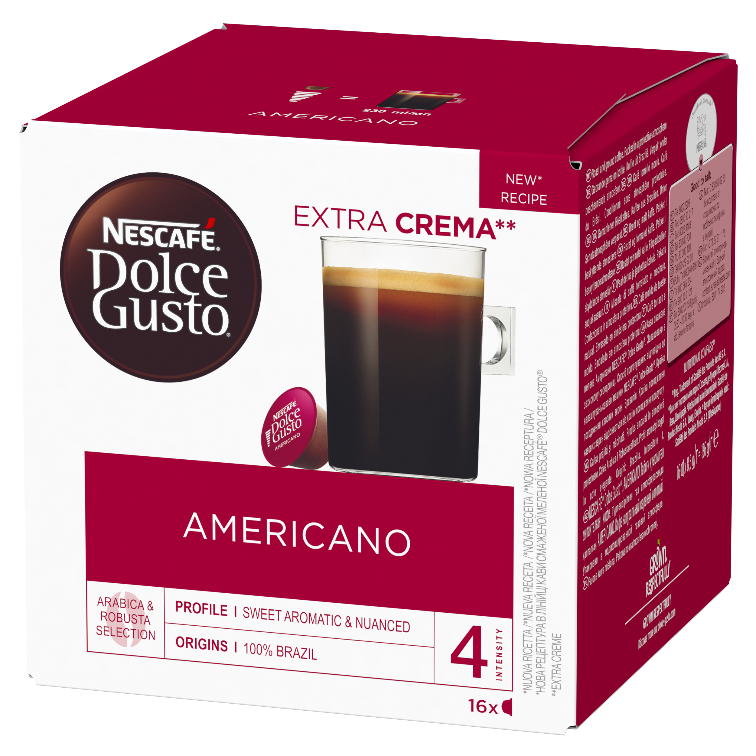 Кофе в капсулах Nescafe Dolce Gusto Americano 16 шт. 136 г - фото 2