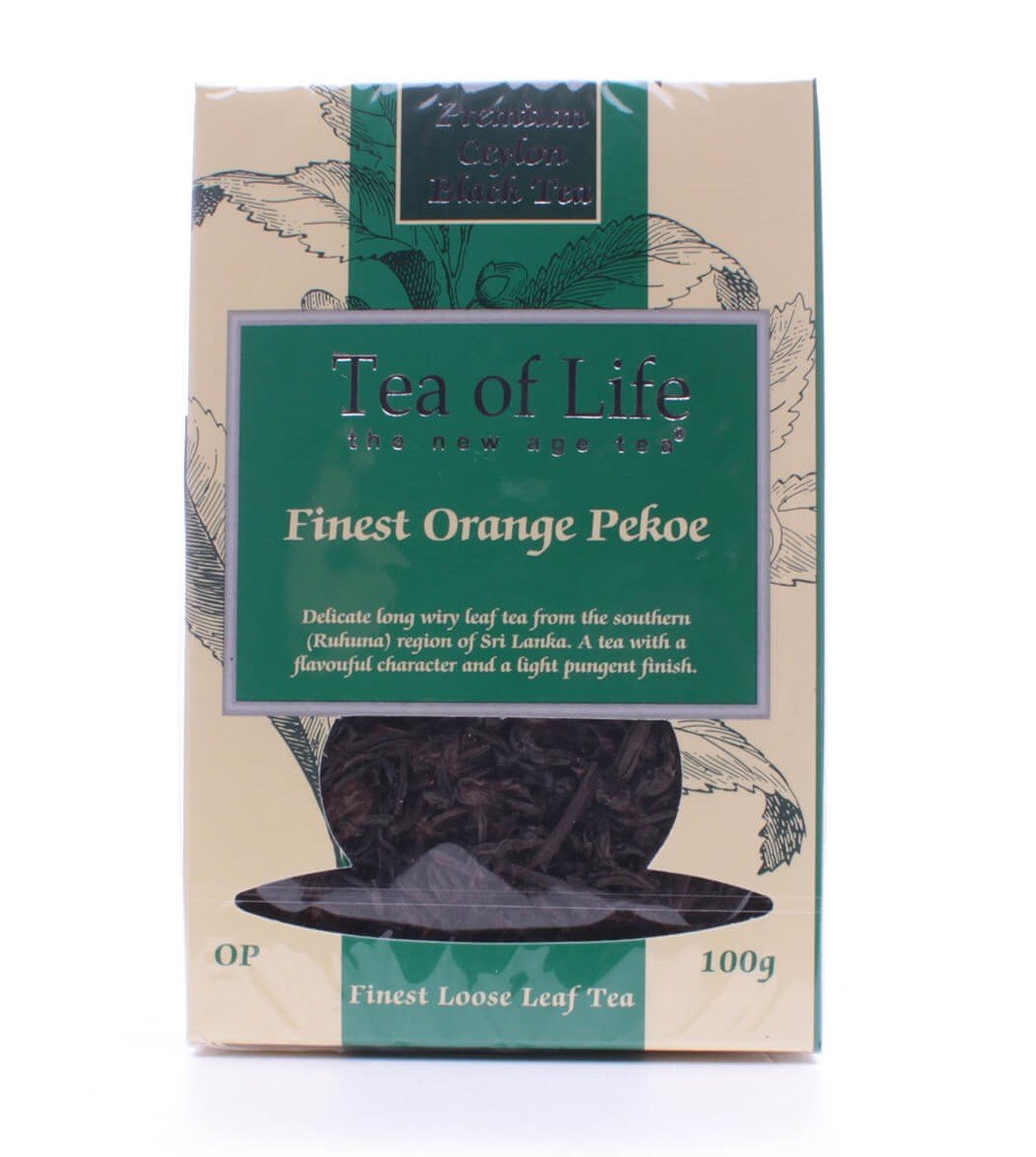 Чай черный Tea of Life Finest OP, байховый, крупнолистовой 100 г (567986) - фото 1