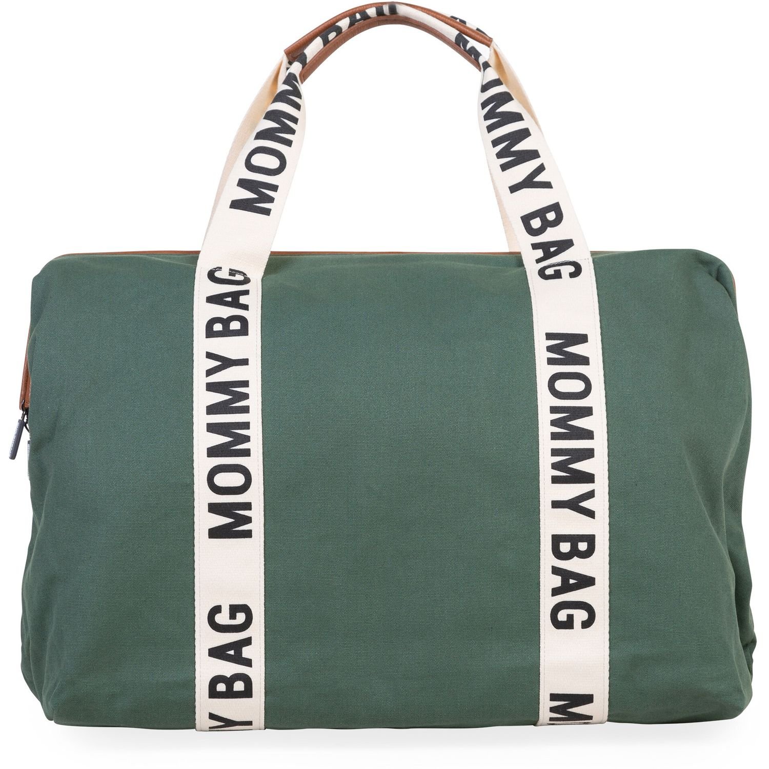 Сумка Childhome Mommy bag Signature - Canvas Green, зеленая (CWMBBSCGR) - фото 3