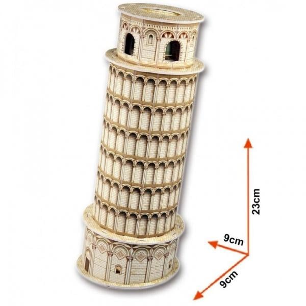 3D Пазл CubicFun Пизанская башня, 8 элементов (S3008h) - фото 2