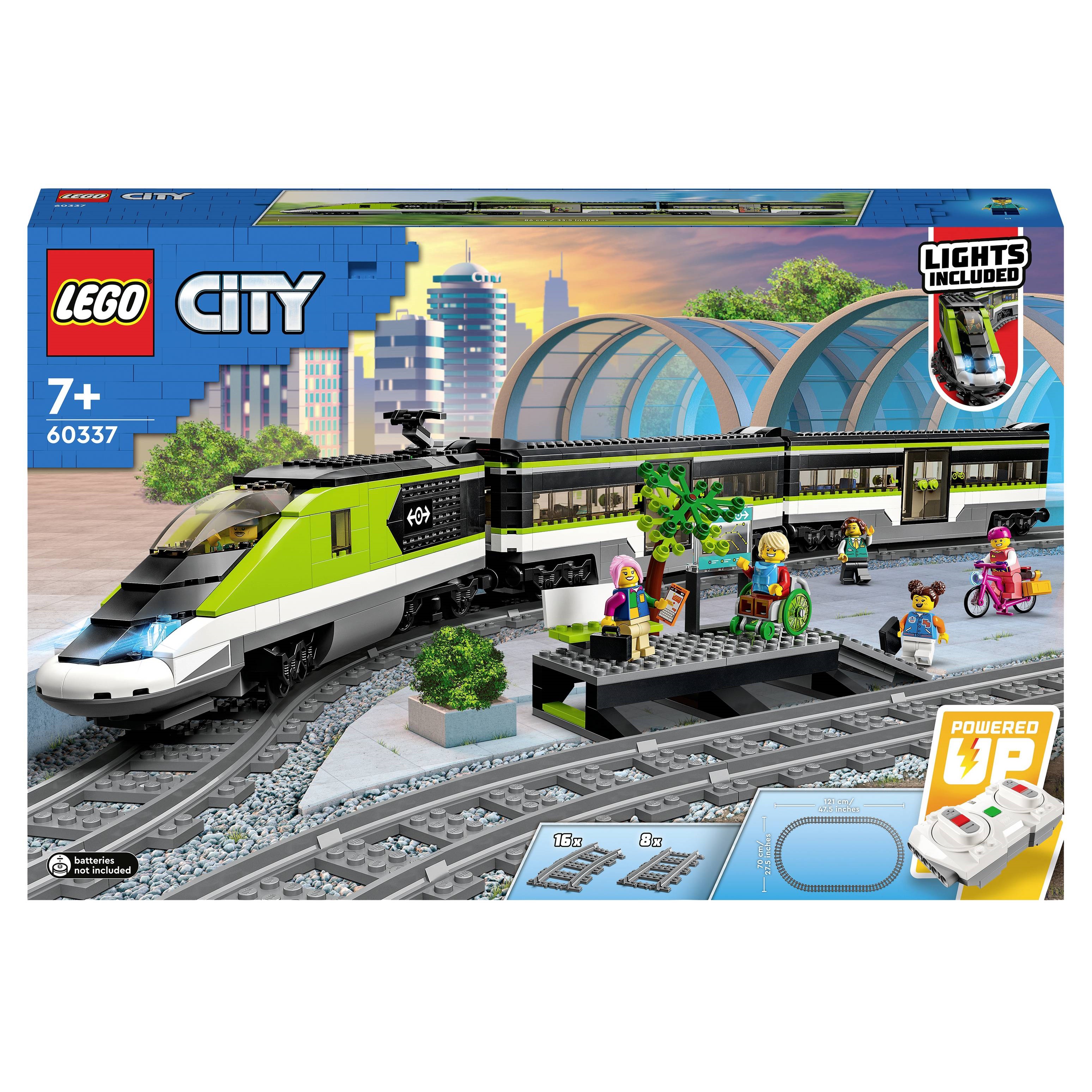 Конструктор LEGO City Пассажирский экспресс-поезд, 764 деталей (60337) - фото 1