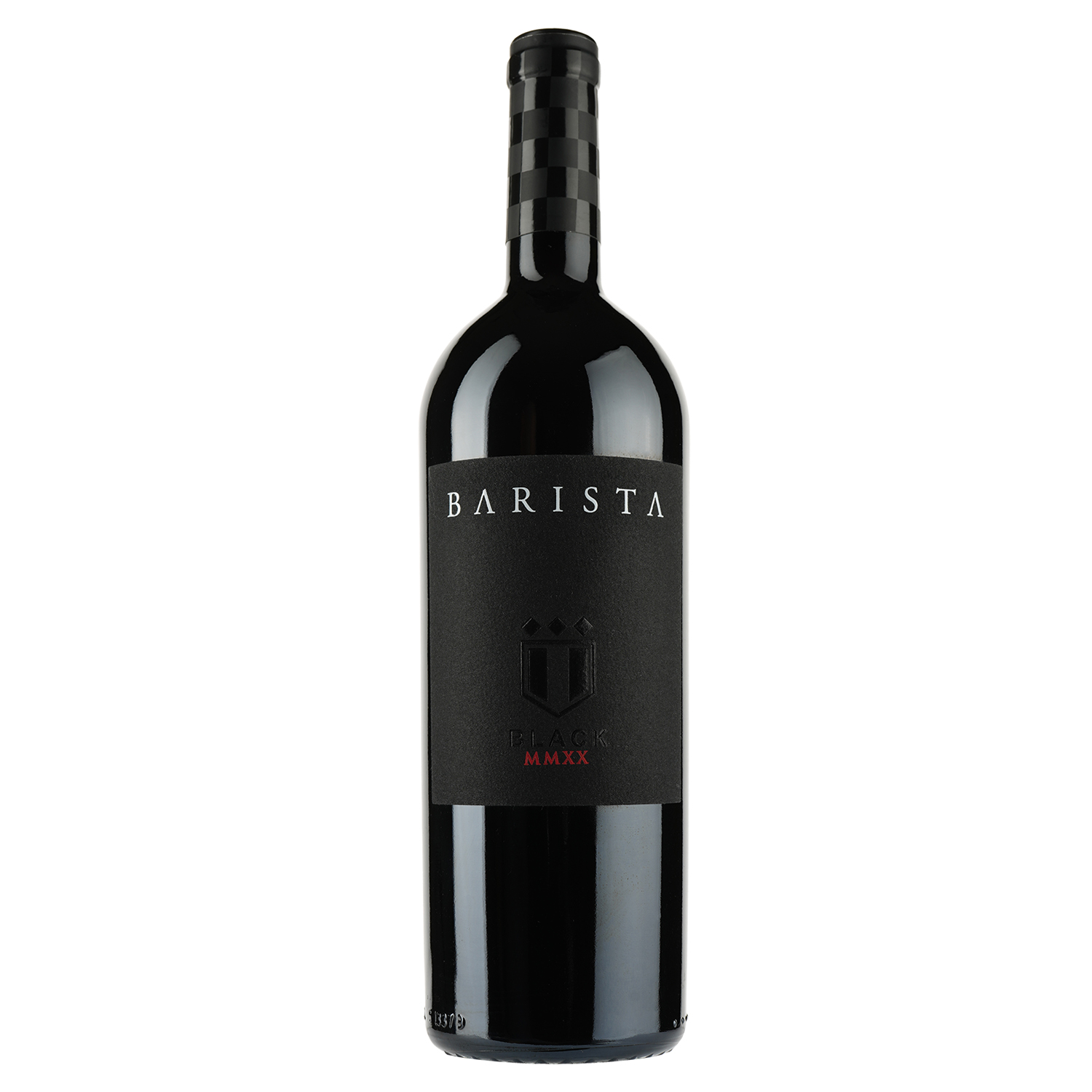 Вино Barista Black Pinotage красное сухое, 13,5%, 0,75 л - фото 1