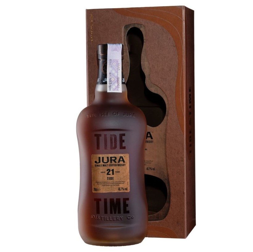 Віскі Isle of Jura Single Malt Scotch Whisky 21 yo, в подарунковій упаковці, 46,7%, 0,7 л - фото 1