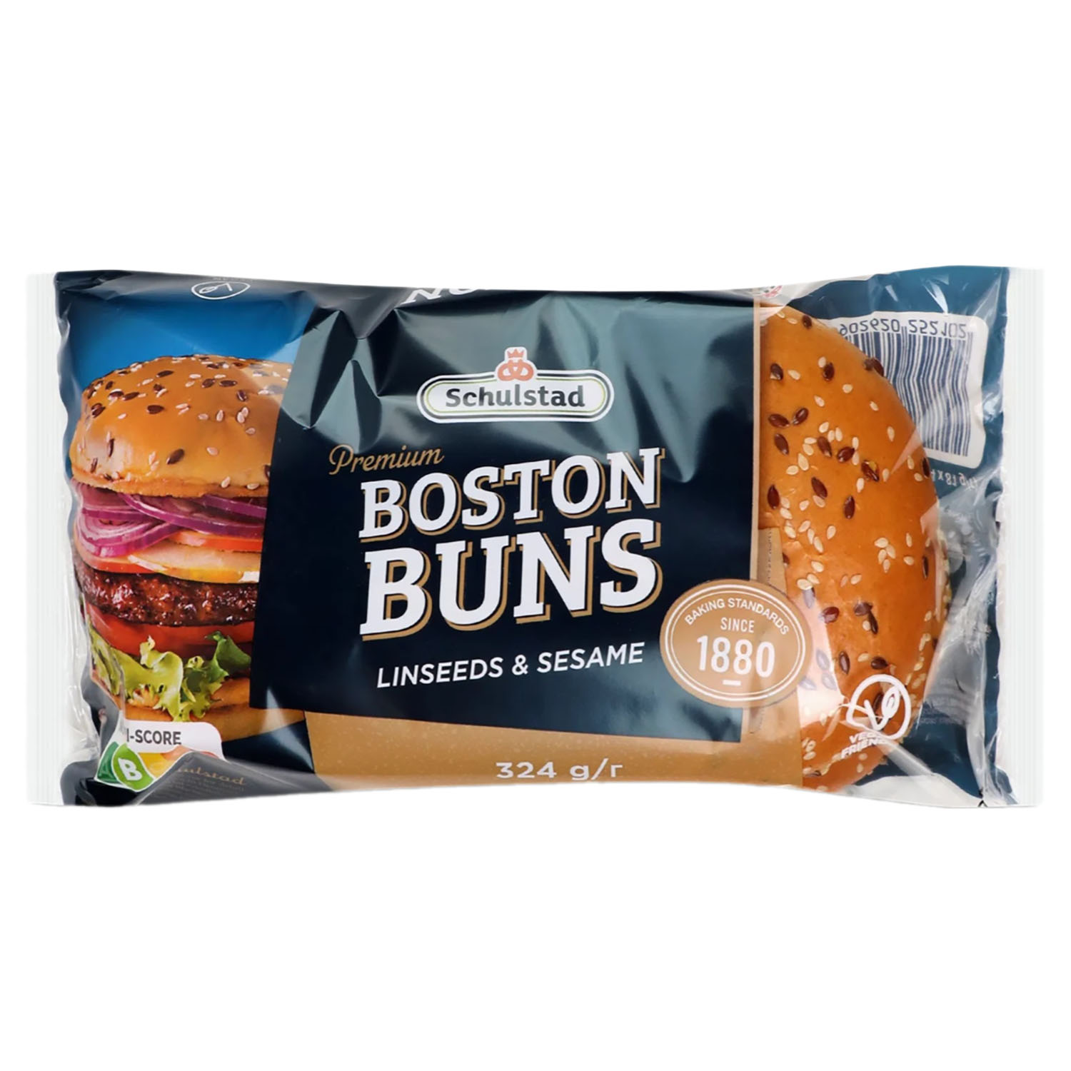 Булочки Schulstad Premium Boston для бургерів 4 шт. x 81 г - фото 1