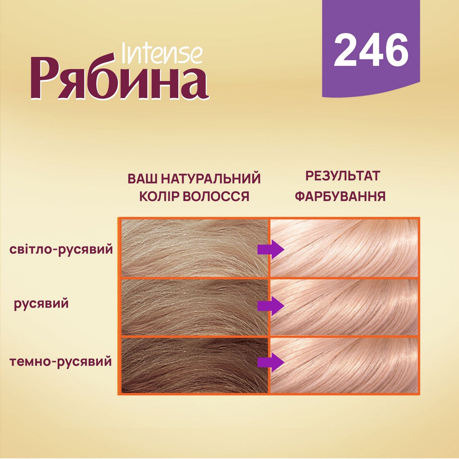 Крем-краска для волос Рябина Intense, оттенок 246 (Талая вода), 138 мл - фото 3