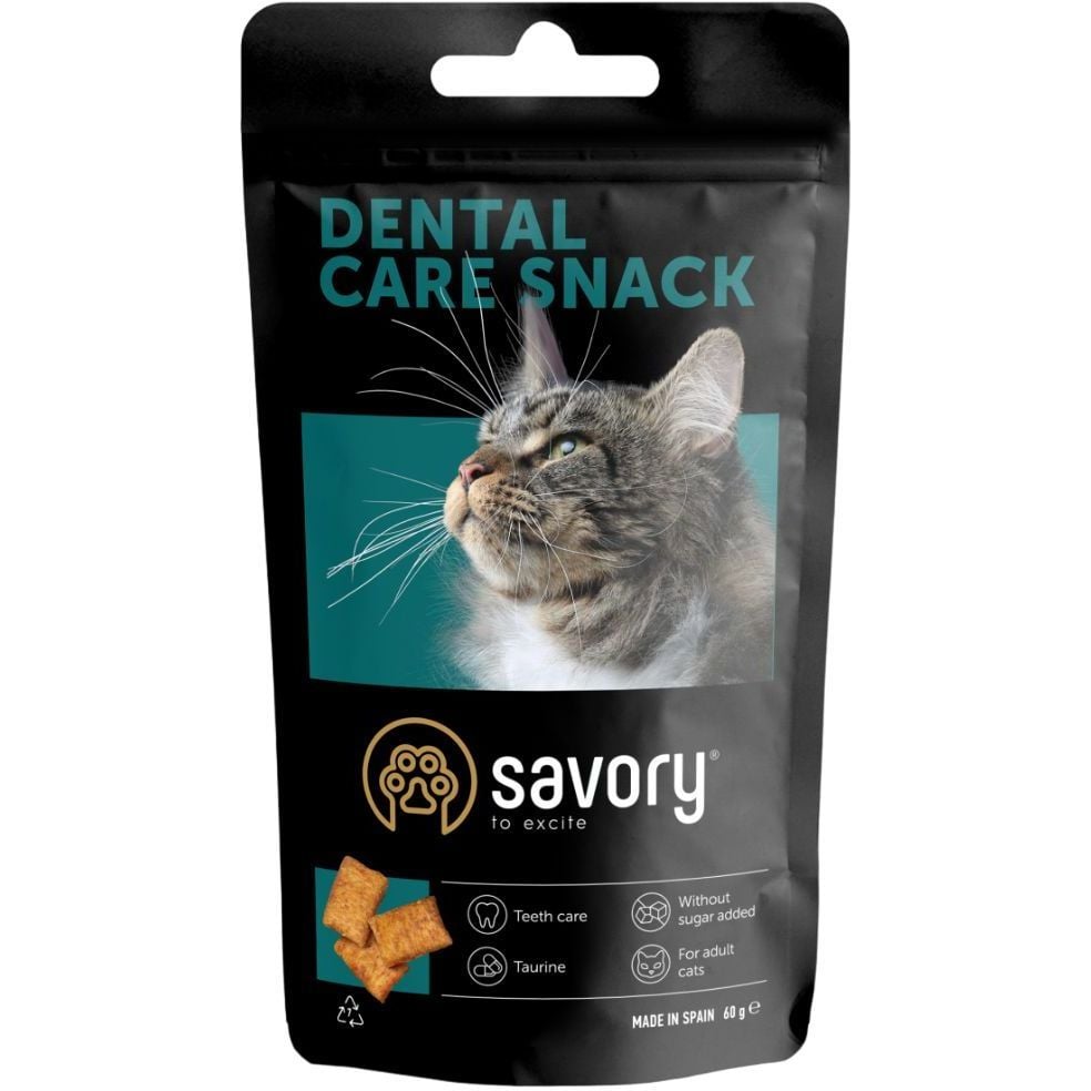 Ласощі для котів Savory Здоров'я зубів, 60 г - фото 1