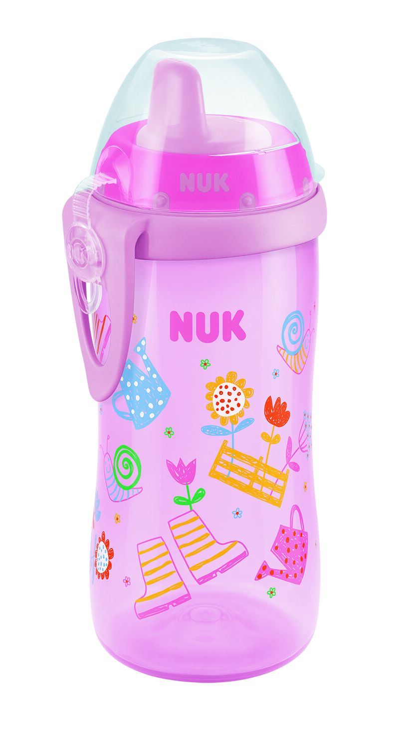 Поильник Nuk Evolution Kiddy Cup, 300 мл, розовый (3952389) - фото 1