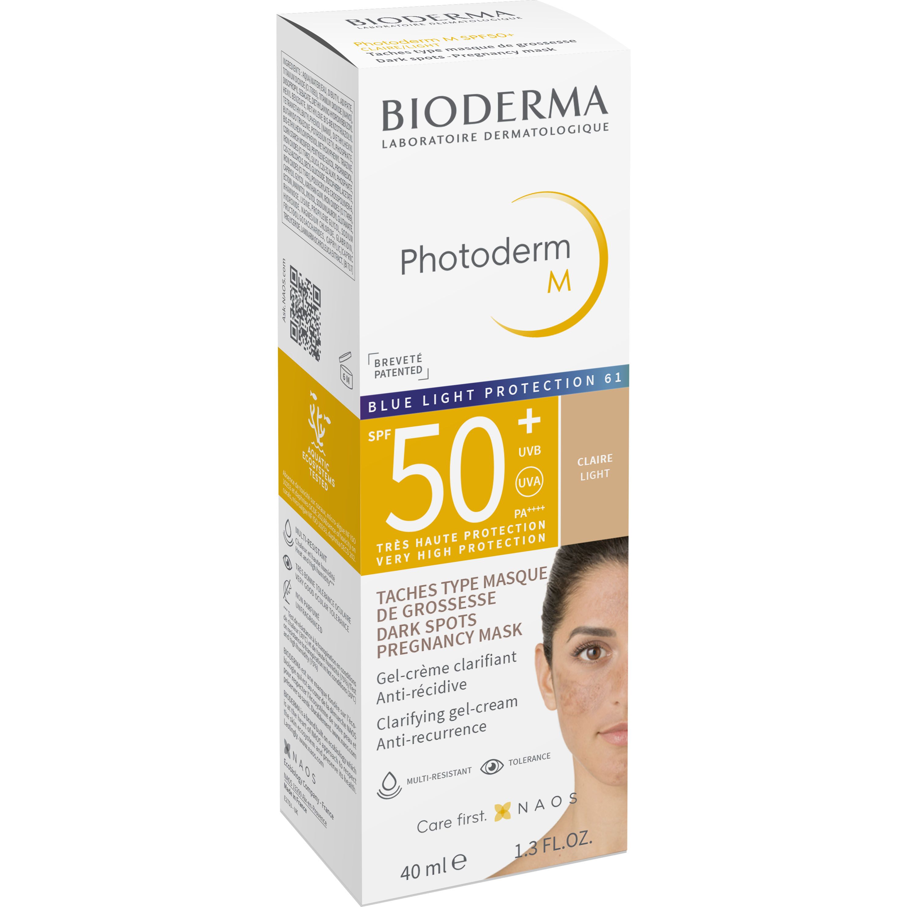 Сонцезахисний крем-гель Bioderma Photoderm Blue Light Protection 61 SPF50+ 40 мл - фото 2