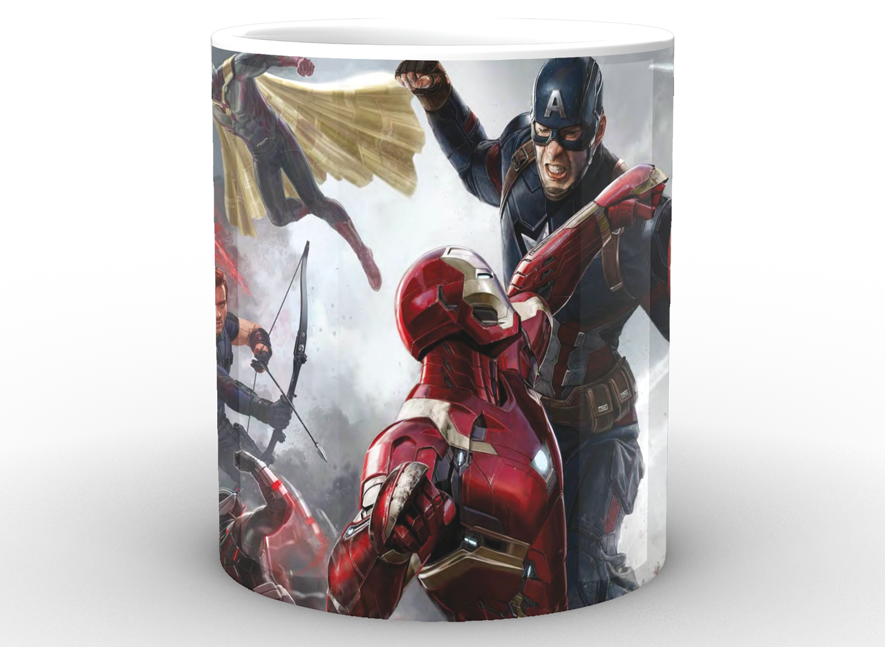 Кружка GeekLand Железный Человек Iron Man Капитан Америка и Железный человек IM.02.001 - фото 2
