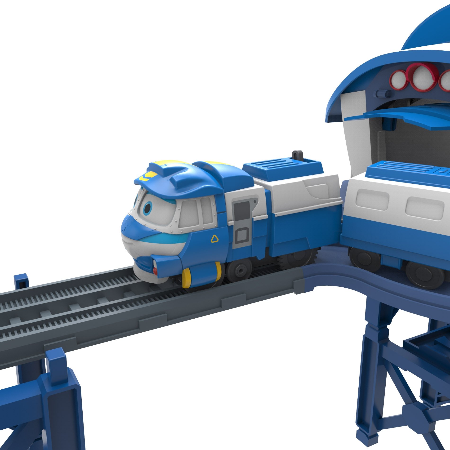 Игровой набор Silverlit Robot Trains Станция Кея, (80170) - фото 3