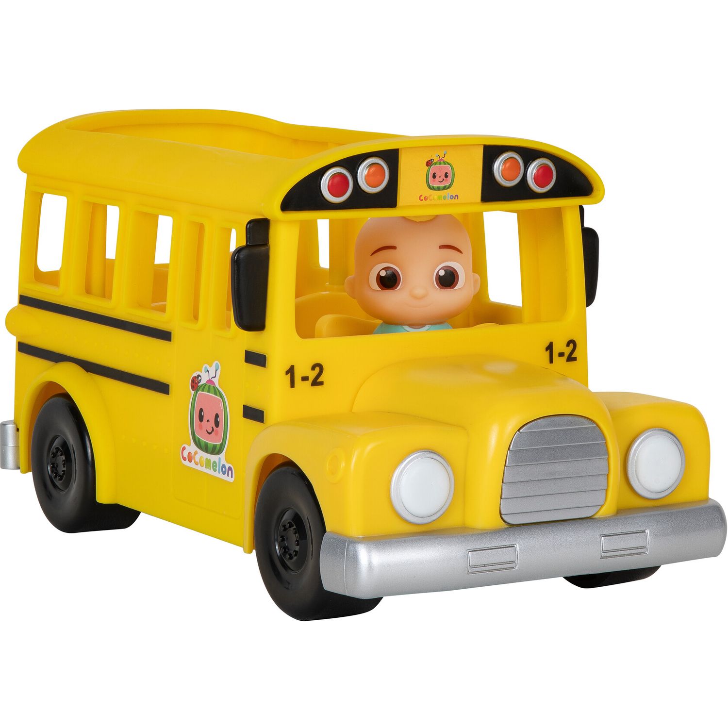 Ігровий набір CoComelon Feature Vehicle Жовтий шкільний Автобус зі звуком (CMW0015) - фото 4