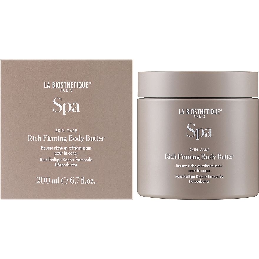 Масло для тіла La Biosthetique Skin Care Spa Rich Firming Body Butter насичене 200 мл - фото 1