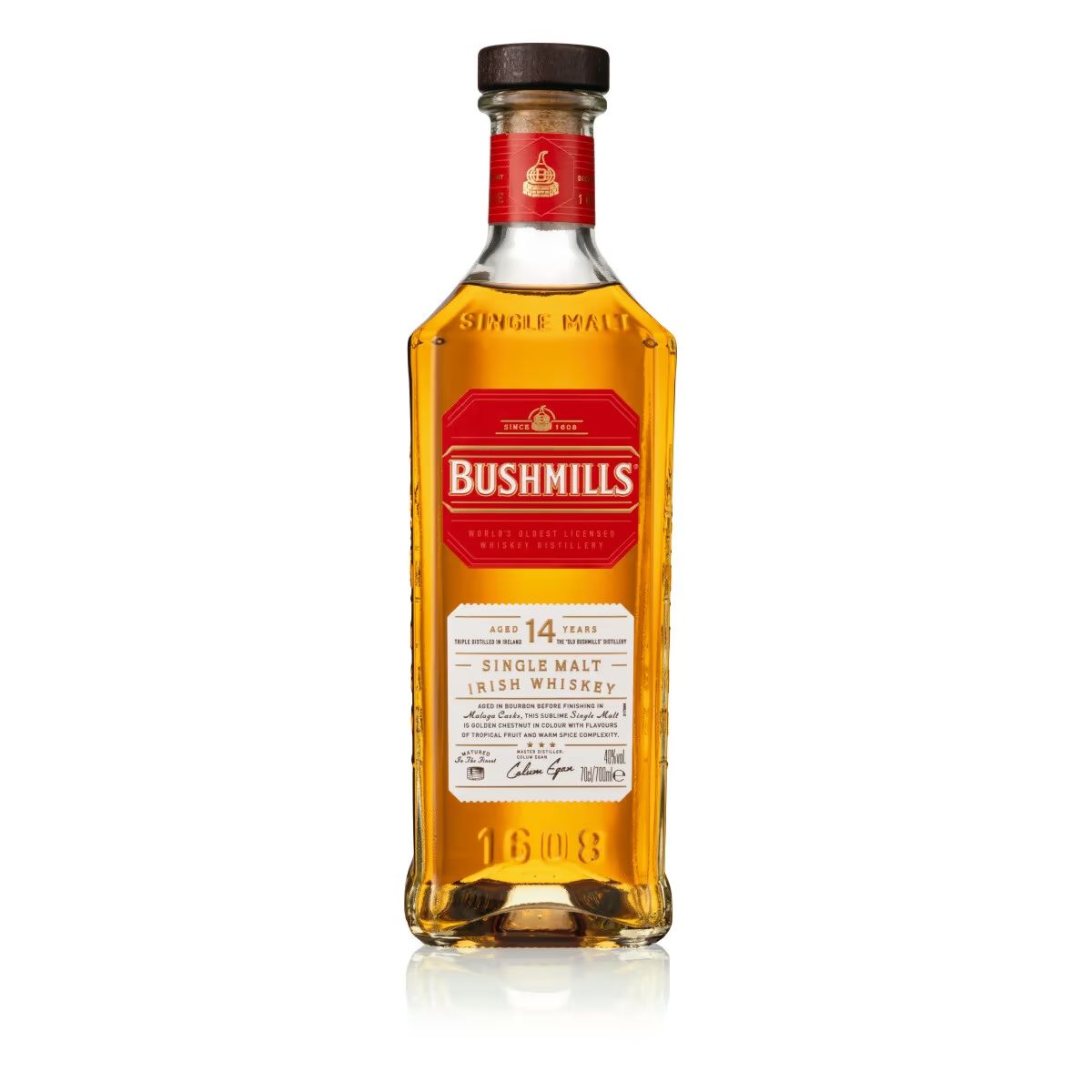 Віскі Bushmills Single Malt Malaga 14 YO 40% 0.7 л в подарунковій упаковці - фото 2