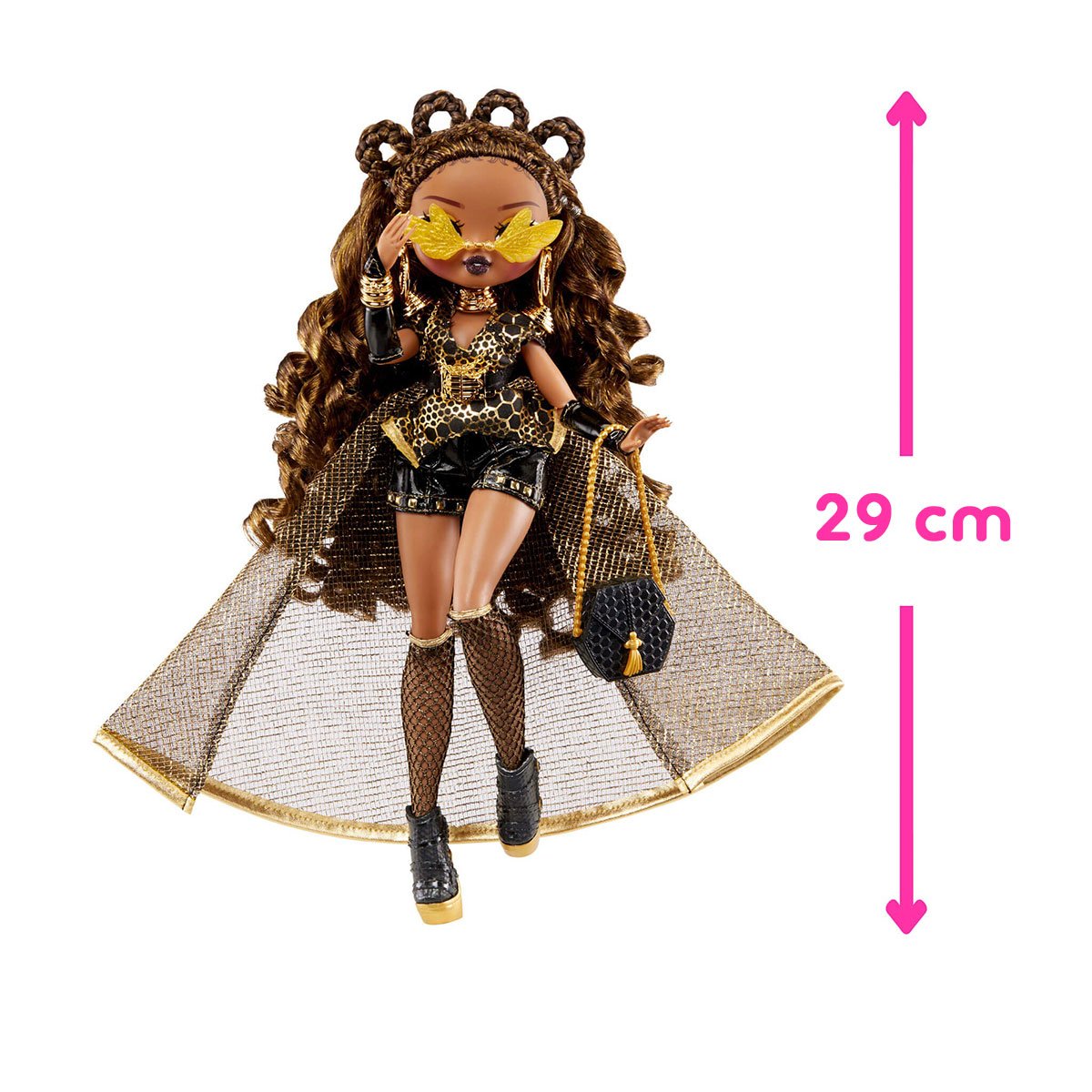 Игровой набор с куклой L.O.L. Surprise O.M.G. 707 Fierce Королева Пчелка, 29 см (585251) - фото 2
