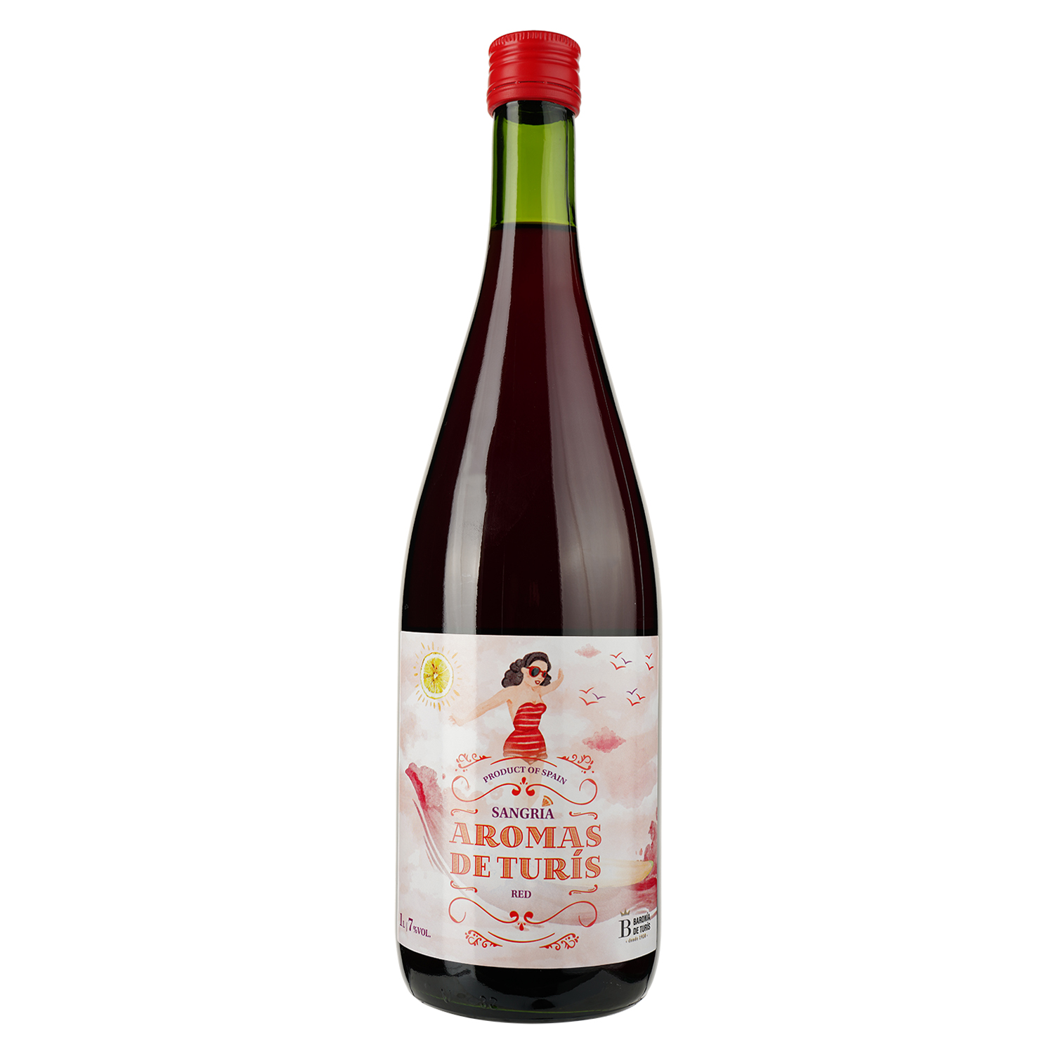 Винный напиток Aromas de Turis Sangria red 1 л - фото 1