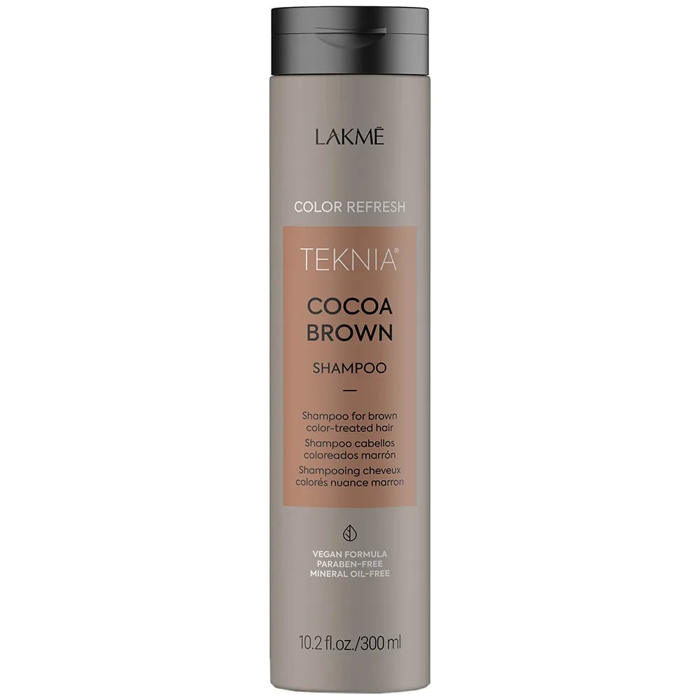 Шампунь для оновлення кольору коричневих відтінків волосся Lakme Teknia Color Refresh Cocoa Brown Shampoo 300 мл - фото 1