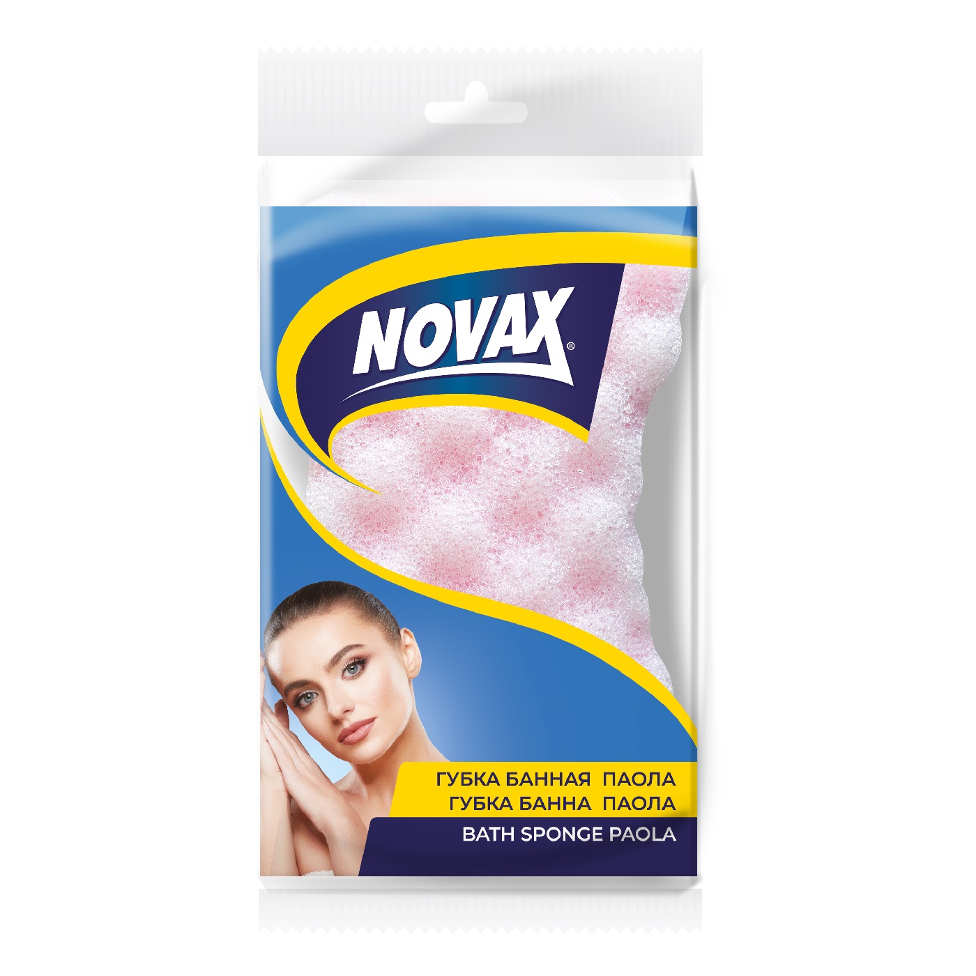Банна масажна губка Novax Plus Paola, 1 шт. - фото 1