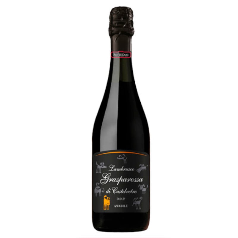 Вино игристое Romio Lambrusco Grasparossa Amabile, 8%, 0,75 л (801672) - фото 1