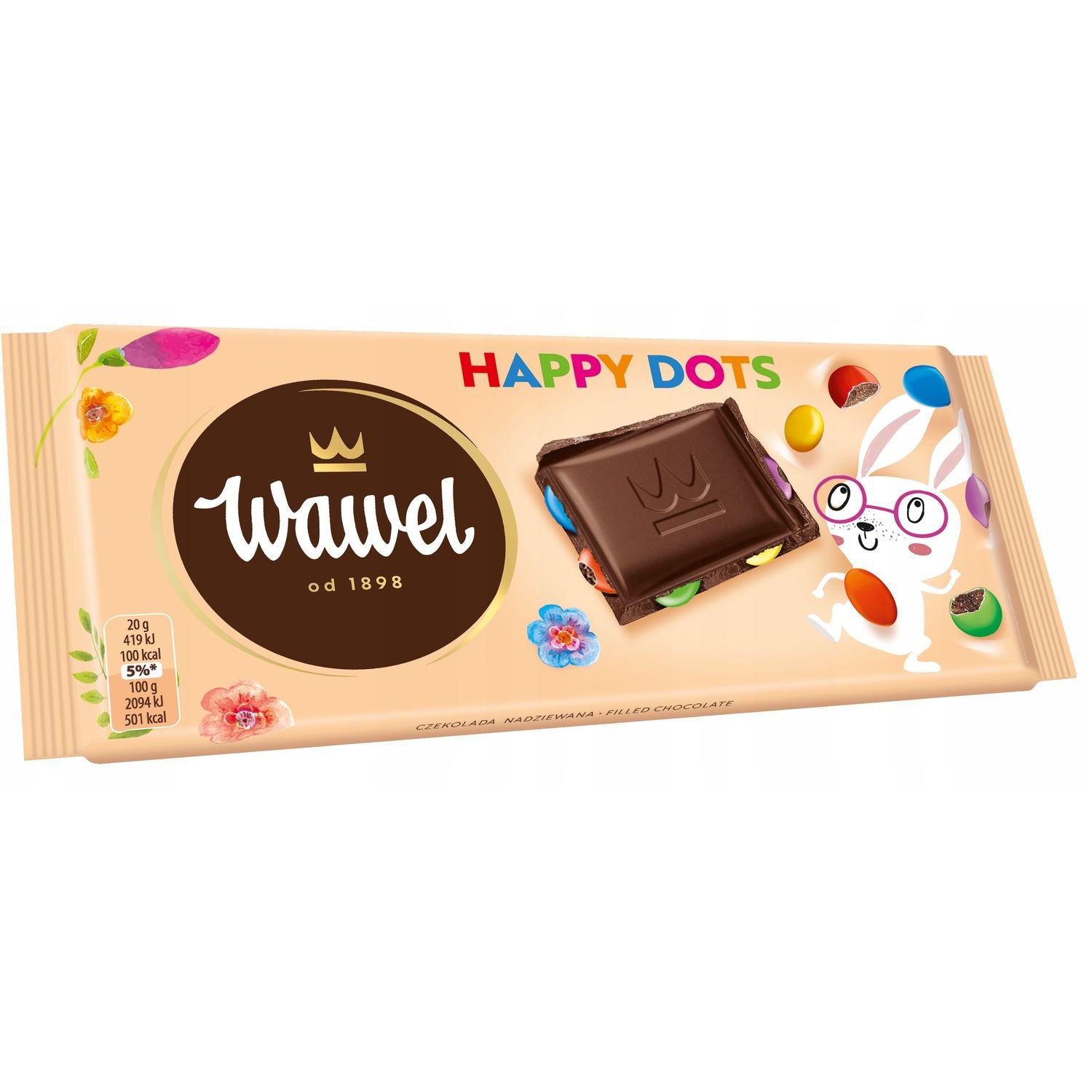 Шоколад чорний Wawel Happy Dots, 90 г (921840) - фото 2