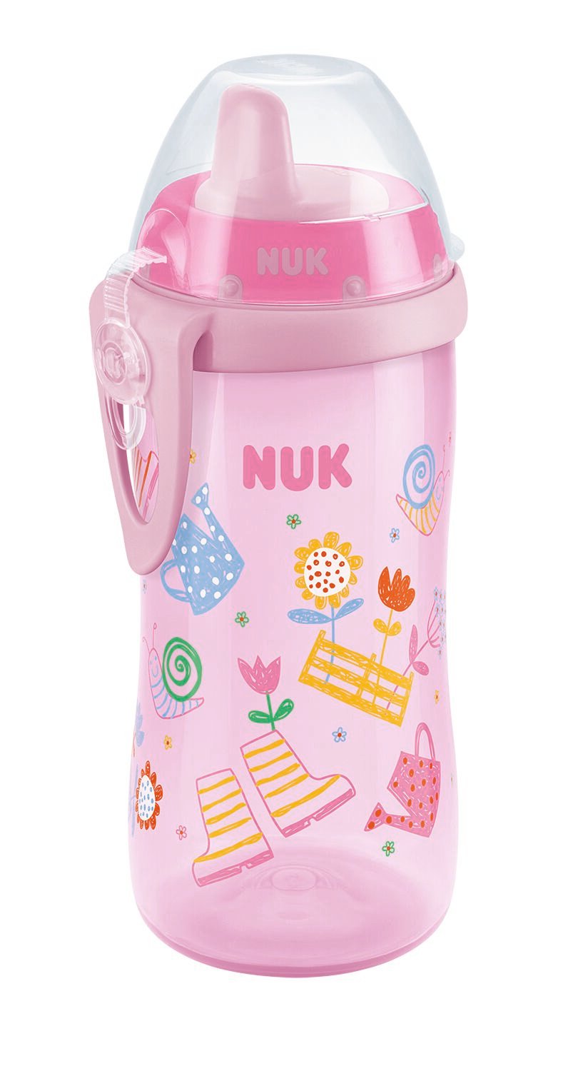 Поїльник Nuk Evolution Kiddy Cup, 300 мл, рожевий (3952389) - фото 1