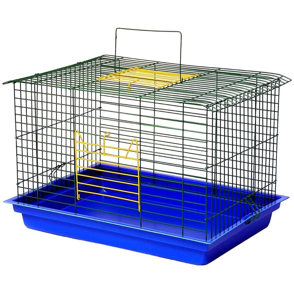 Клетка для грызунов Лорі Кролик-макси, цинк, 56.5х40х36 см, в ассортименте - фото 1