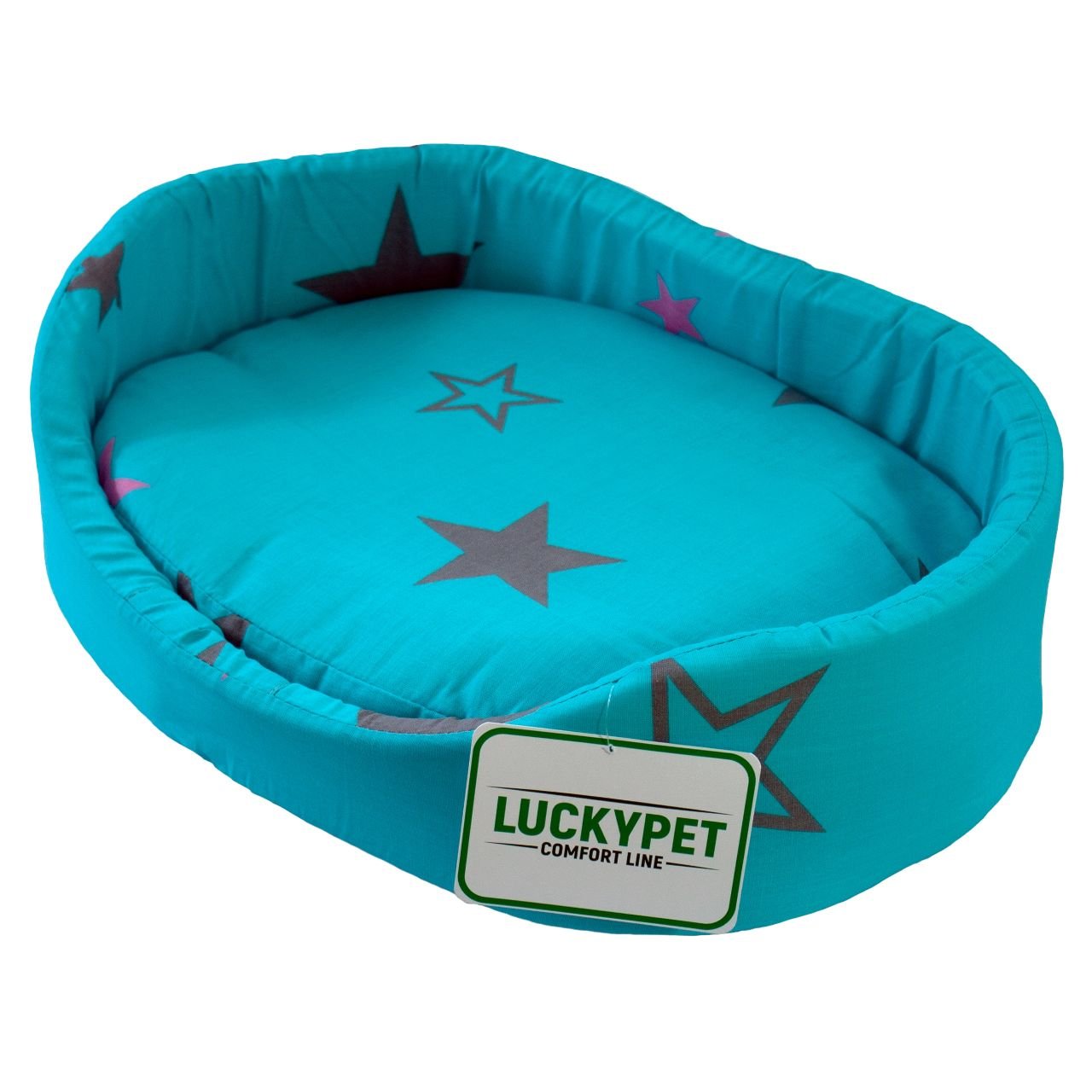 Лежак Lucky Pet №6 Макс, 54x76x15 см, бирюзовый - фото 1