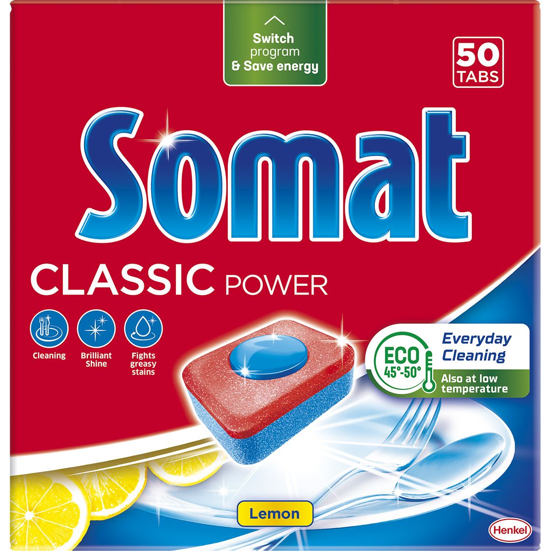 Таблетки для посудомоечной машины Somat Classic 50 шт. - фото 1