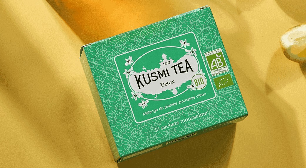 Суміш чаїв Kusmi Tea Detox органічна 40 г (20 шт. х 2 г) - фото 3