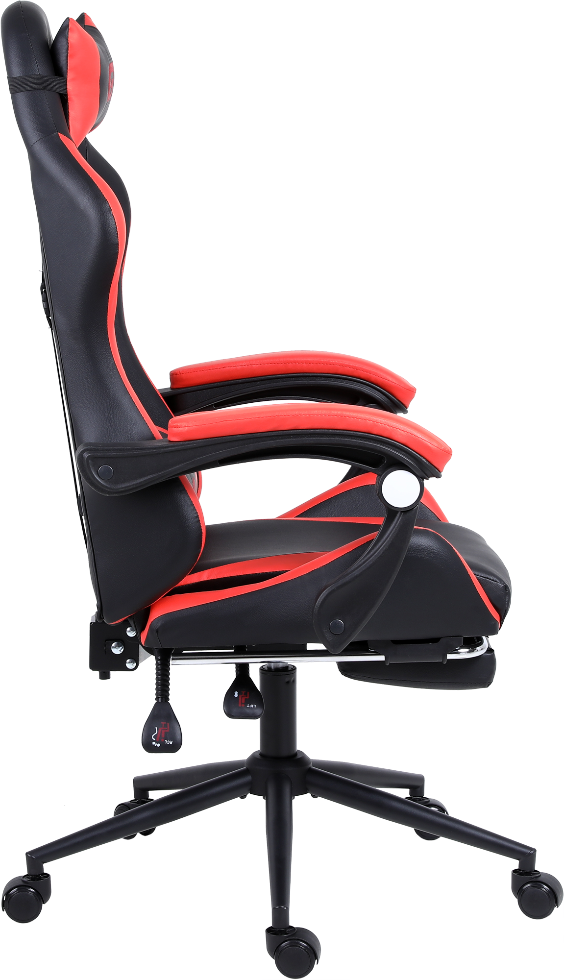 Геймерское кресло GT Racer черное с красным (X-2323 Black/Red) - фото 3
