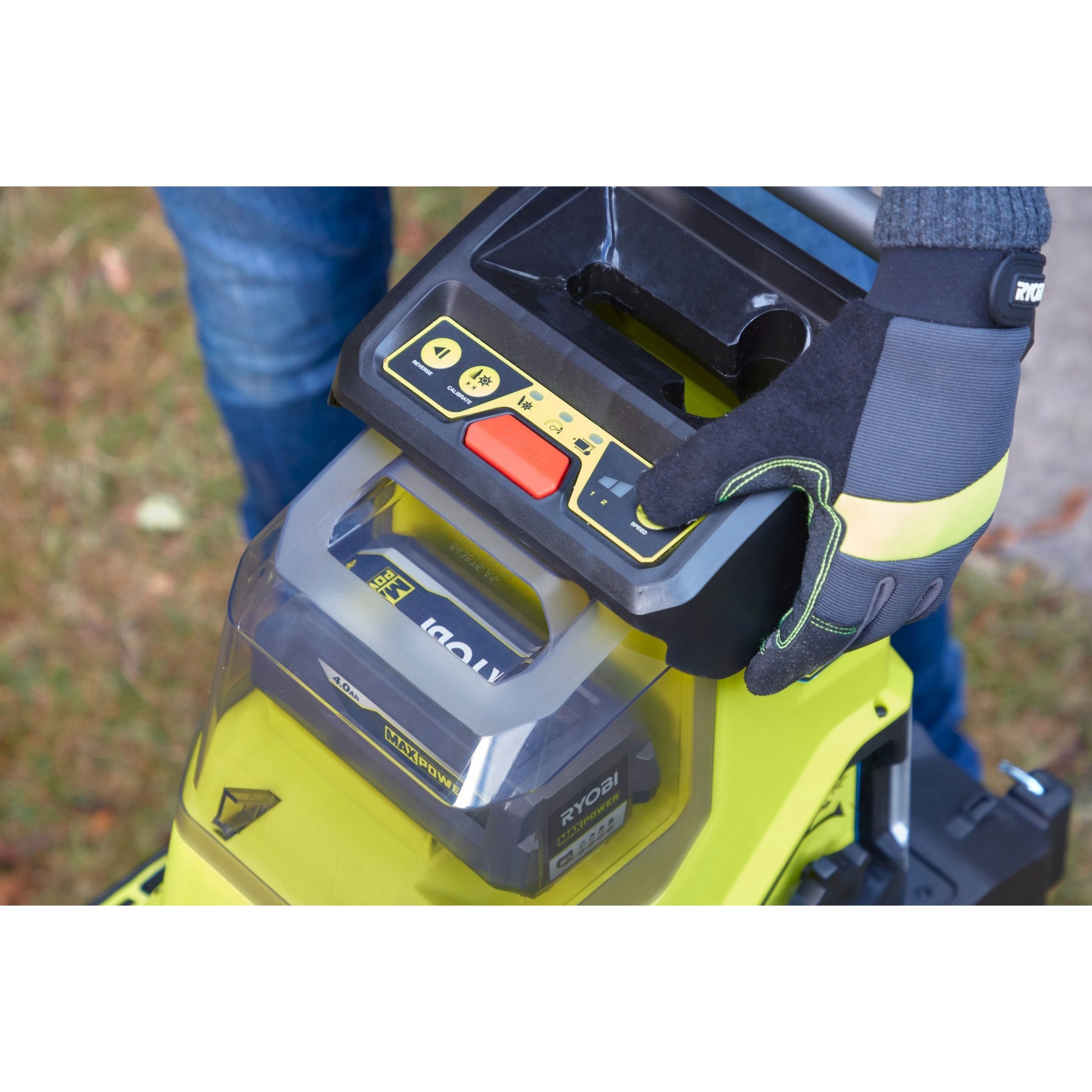 Измельчитель садовый аккумуляторный Ryobi Max Power RY36SHX40-0 36В (5133005451) - фото 6