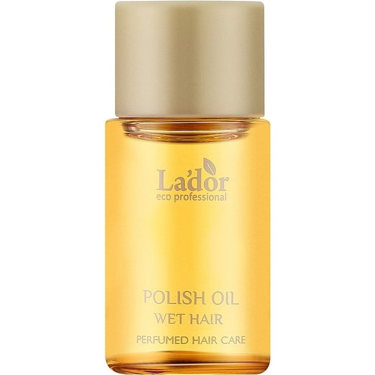 Парфюмерное масло для волос Абрикос La'dor Polish Oil Wet Hair Apricot 10 мл - фото 1