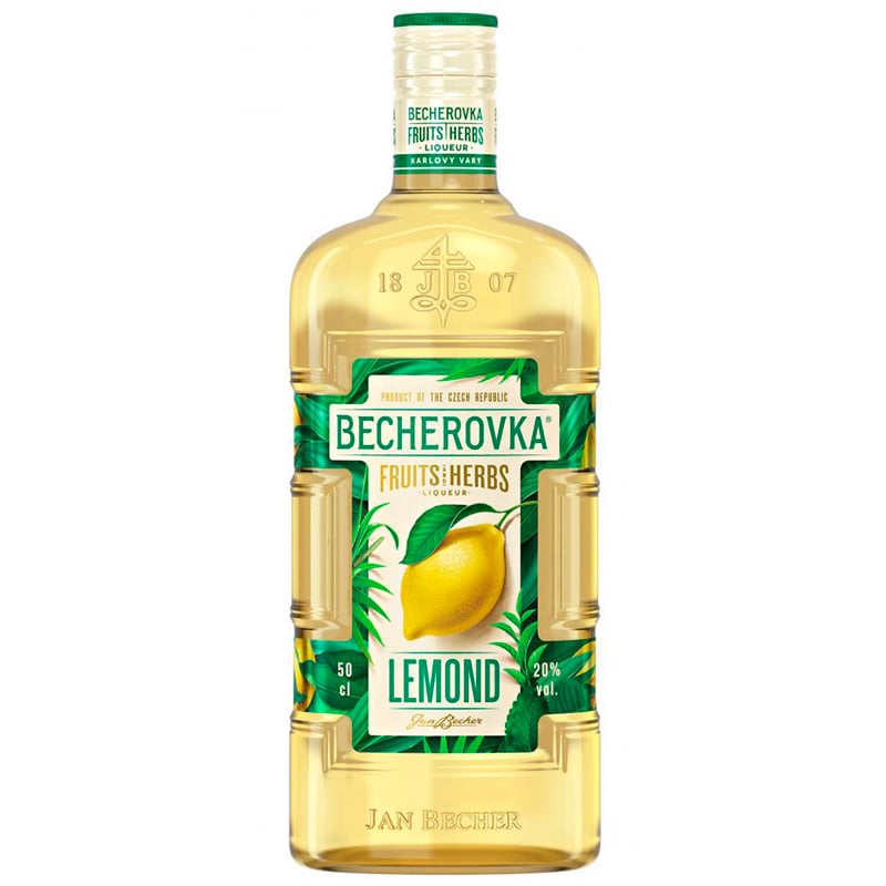 Настоянка лікерна Becherovka Lemond, 20%, 0,5 л (701848) - фото 1